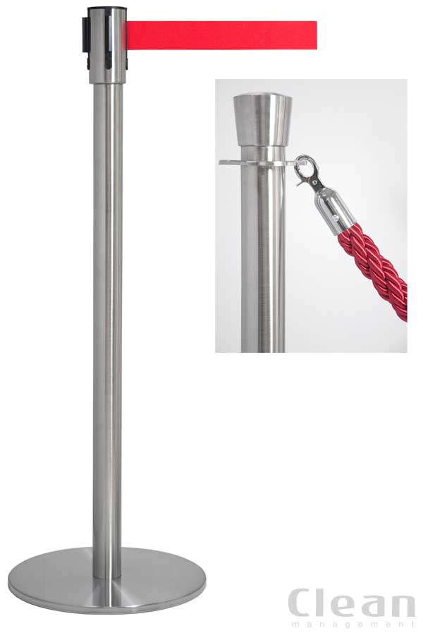 Afspærring søjler, bånd og reb Afspærring søjler, bånd og reb