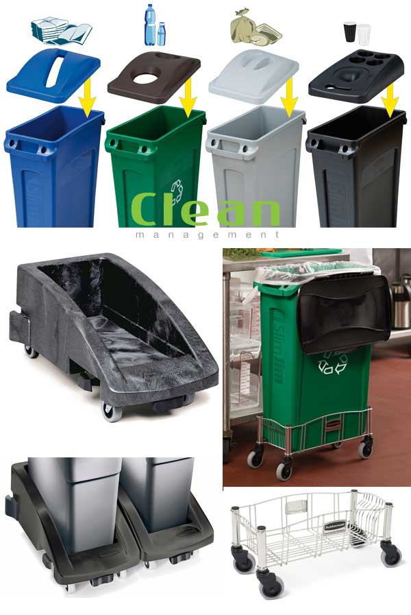 Affaldsspande, sortering - plast Affaldsspande, sortering - plast