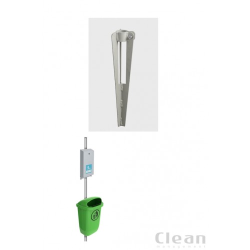 fod tilpasset stolpe til hundeposeholder