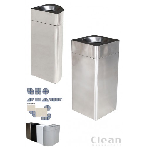 modular åben top container rustfri stål