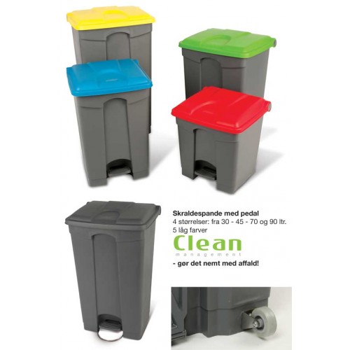 Pedalspande med valgfrit lågfarve