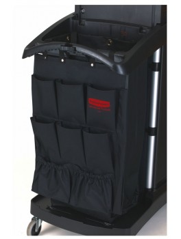 sort vinylpose til hotelvogn housekeeping