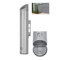 Udendørs askebæger væg, Tube alu